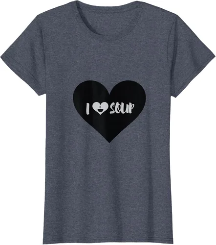 Vista 78 de I Love Soup - Camiseta de regalo con forma de corazón, Blanco, S Asfalto