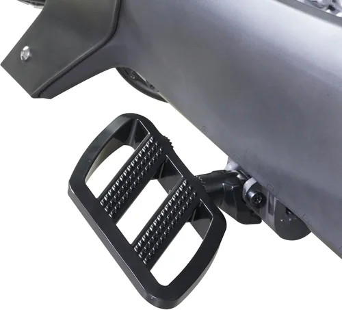 Vista 2 de Show Chrome Tablas de suelo de conductor de combate para Can-Am Ryker aluminio negro ajustable extendido estribos más anchos reposapiés 600, 900