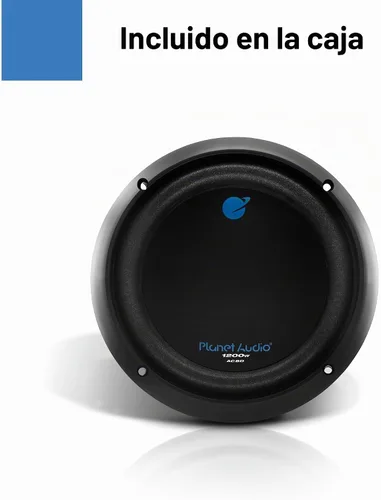 Vista 6 de Subwoofer de doble bobina de voz Planet Audio AC15D 15 pulgadas 2100 W., 8 pulgadas, 8 pulgadas, Negro