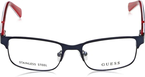 Vista 2 de Guess GU9180 - Marco azul mate, lentes azules mate, lente de 1.929in GU918049091