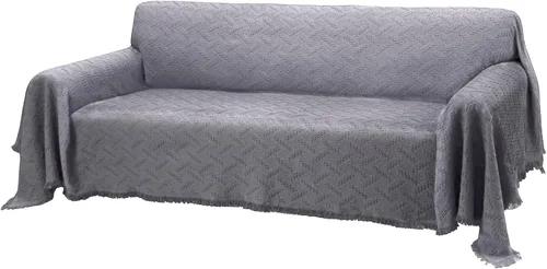 Vista 10 de RHF - Funda de sofá de diseños geométricos, para sofá de 3 cojines, ideal para sala de estar y como protectores de sofá para perros