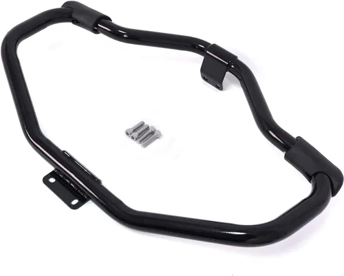 Vista 7 de HongK - Protector de motor delantero para carretera compatible con H-D Sportster 883 1200 XL XR 48 72 04-20 negro brillante [P/N: MT504-002-GBK]