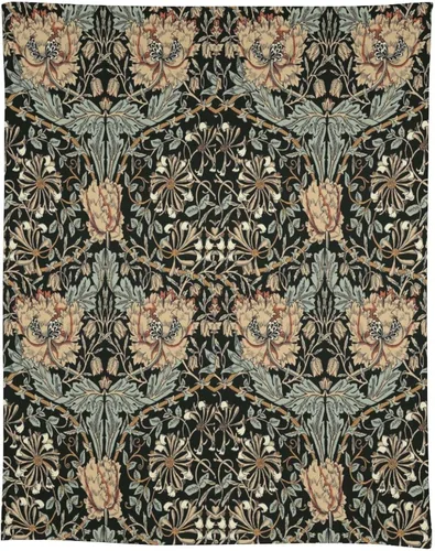 Vista 69 de Mantel Floral Retro de Pájaros, Diseño Original Bohemio William Morris Estampado Cubierta de Mesa para Hogar Picnic Fiesta Comedor Cocina William