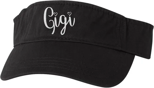 Vista 4 de Go All Out Gigi Idea de regalo para abuela, tía, coleta, visera bordada, sombrero para papá