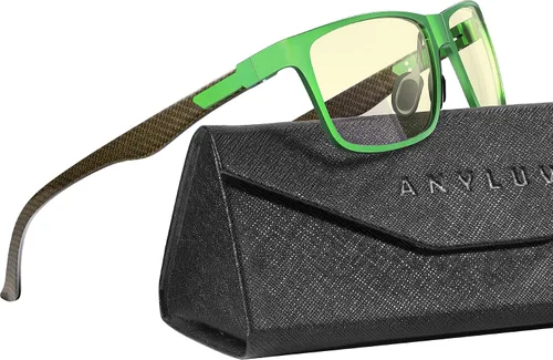 Vista 53 de ANYLUV Blue Light Glasses Men, Relieve Eyestrain and Eye Protection, Al-Mg Metal Computer Blue Light Blocking Glasses