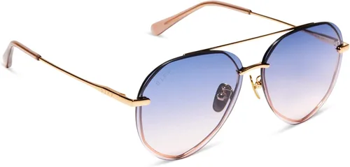 Vista 5 de DIFF Lentes Lenox de diseñador de gran tamaño para mujer, 100% UVAUVB, PARENT