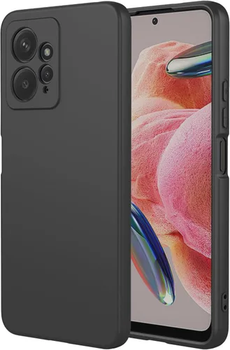 Vista 13 de Funda para Xiaomi Redmi Note 12 4G, funda de silicona líquida, forro de microfibra antiarañazos suave a prueba de golpes compatible con Xiaomi Redmi