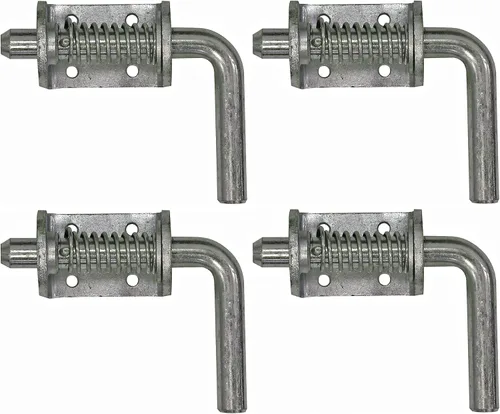 Vista 6 de Buyers Products B2595SH - Conjunto de pestillo de resorte con mango de 2-3/8 pulgadas, pasador de pestillo con resorte de 1/2 pulgadas sin Sin