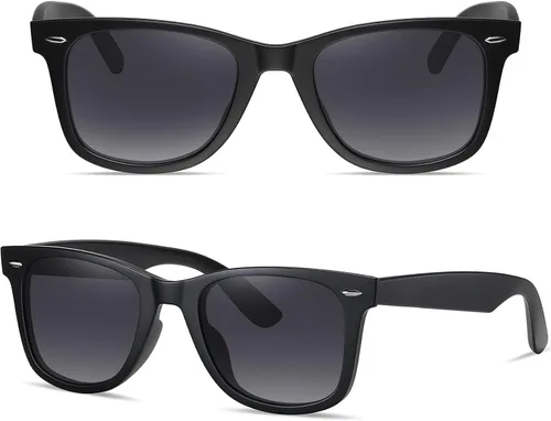 Vista 82 de MEETSUN Polarized Sunglasses for Women Men Classic Retro Square Frame Driving Sun Glasses UV Protection