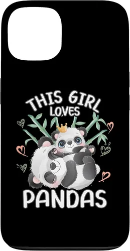 Vista 7 de This Girls Loves Pandas' for Teen Girls Case for iPhone 17