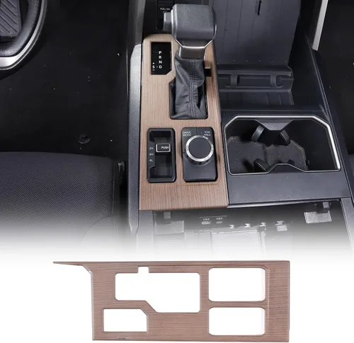 Vista 8 de Marco de protección para panel de palanca de cambios de consola central compatible con Toyot@Tundra Sequoia 2022 2023, accesorios de cubierta de Azul