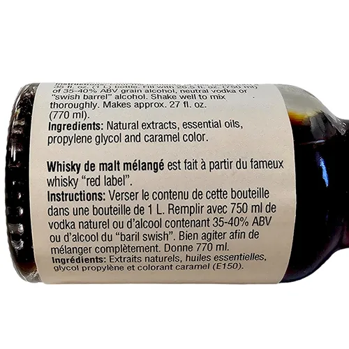 Vista 6 de Esencia de whisky de malta mezclada, 0.7 fl oz