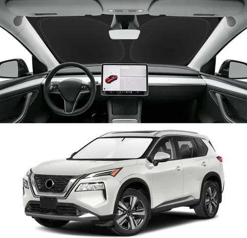 Vista 89 de Parasol plegable para parabrisas visor solar para ventana frontal accesorios de automóvil