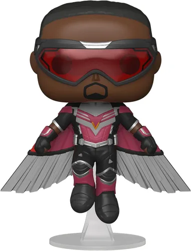 Vista 2 de ¡Funko Pop! Marvel: Figura coleccionable de vinilo EL Falcon y El Soldado del Invierno Vinilo coleccionable (Volador)