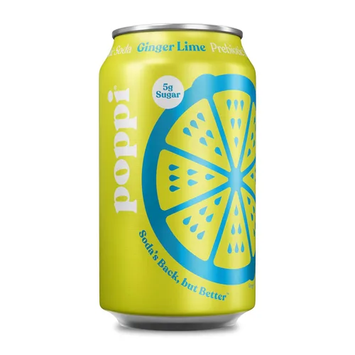 Vista 16 de Poppi Refresco Prebiótico, Doc Pop, 12 Fl Oz (Paquete de 1)