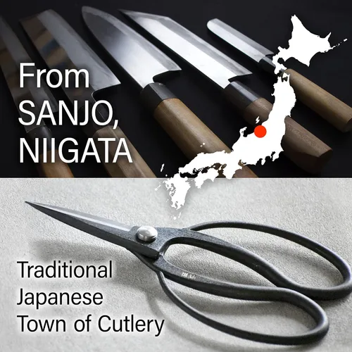 Vista 3 de YAMASAN KYOTO UJI Tijeras japonesas Suiryu Bonsái – Tijeras de podar tradicionales Hasami, herramientas japonesas de jardín de bonsái, fabricadas