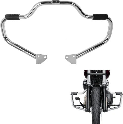 Vista 7 de Protector de motor bigote para modelos Dyna 2006-2017, compatible con FXDL 2014-2017 (todos los mercados) y Dyna 2015 y posteriores