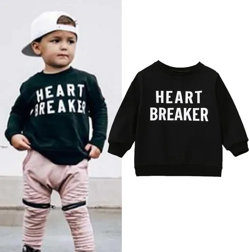 Vista 37 de Traje de San Valentín para bebé, niña, niño, traje de San Valentín, sudadera de manga larga con estampado de corazón
