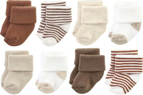 Vista 42 de Hudson Baby - Calcetines de algodón para bebés recién nacidos y Terry para niñas bebés