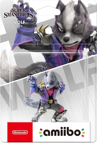 Vista 2 de Nintendo Amiibo - WOLF - Super Smash Bros. Series - Nintendo Switch vídeo juego