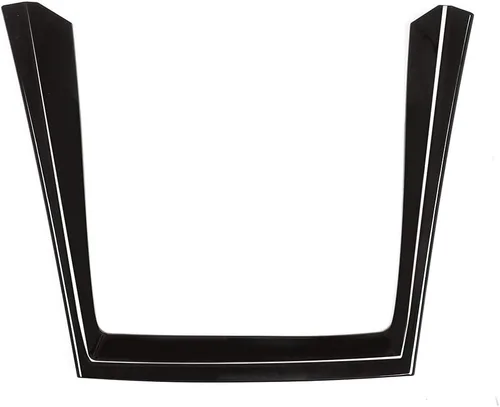 Vista 5 de Adhesivo de plástico ABS para marco de portavasos de consola central de coche para BMW X5 E70 X6 E71 2008-2013 Accesorios de automóvil (Negro)