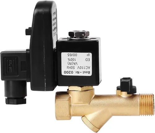 Vista 2 de Válvula de drenaje, 1/2 "automática válvula de drenaje cronometrada electrónica para compresor de aire de acción directa, presión de 0-1.6Mpa