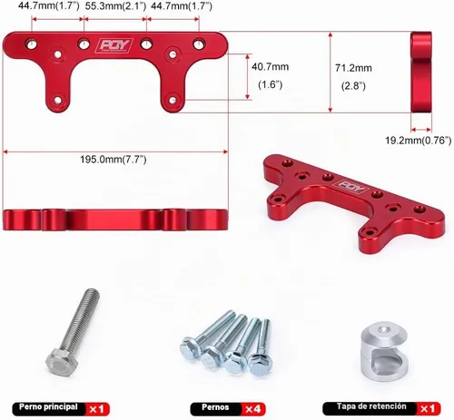 Vista 4 de Herramienta de compresor de resorte de válvula de motor compatible con Ford Mustang GT F150 4.6L 5.4L 2V Romeo Windsor Lincoln Mercury Red