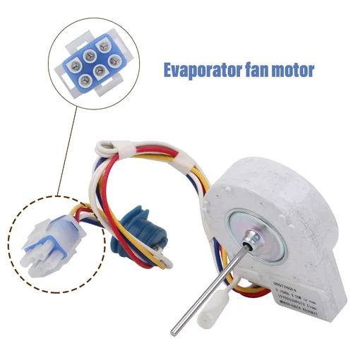 Vista 4 de WR60X10074 Motor del ventilador del evaporador del refrigerador GE PS304658 AP3191003 Nuevo (1)