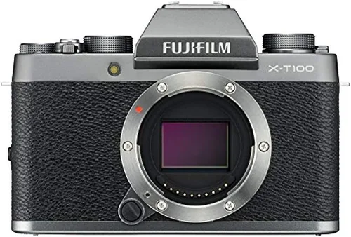 Vista 6 de Fujifilm X-T100 con kit de lente XC15-45mm Cámara digital sin espejo color plateado oscuro X-T100 con lente XC15-45mmF3.5-5.6 OIS PZ