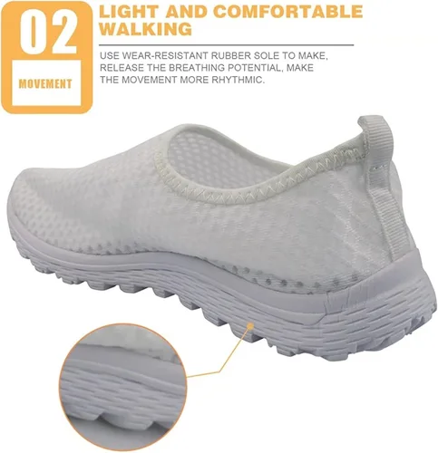 Vista 5 de Belidome Zapatos deportivos sin cordones para mujeres y hombres, zapatos casuales cómodos para caminar y correr