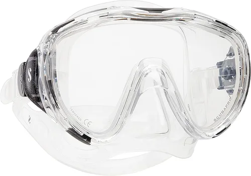 Vista 2 de SCUBAPRO Flux Scuba Mask with Ultra Clear Single Lens and Hypoallergenic Silicone Skirt for Diving, Freediving or Snorkeling