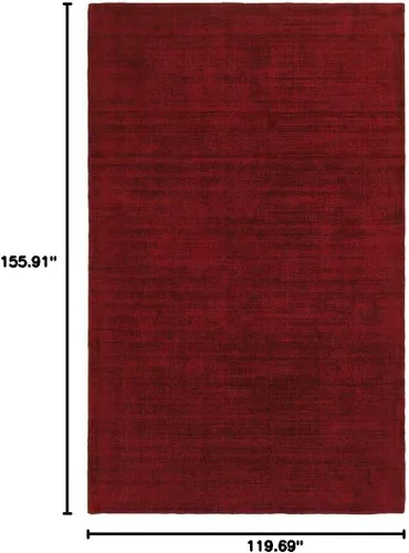 Vista 2 de Oriental Weavers Mira - Alfombra de área, 10 x 13 pies, color rojo