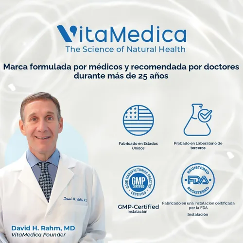 Vista 7 de VitaMedica Suplemento de bromelina y quercetina - 500 mg de bromelina 250 mg de quercetina - 2400 GDU para inmunidad, apoyo articular, inflamación