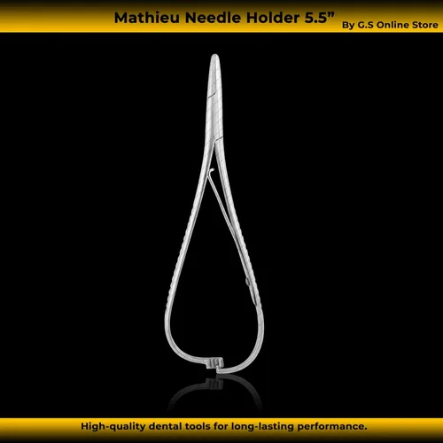 Vista 2 de Portaagujas Ortho Mathieu Perma-Sharp Instrumentos dentales de acero inoxidable por G.S Online Store