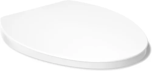 Vista 8 de KOHLER K-26801-0 Impro ReadyLatch Quiet Close Elongated Toilet Seat, White Toilet Seat, Grip-Tight Bumpers, New Home Essentials, Slam Prevention