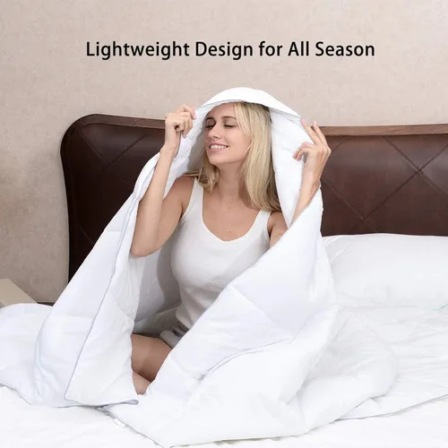 Vista 6 de Luxurious 600 Thread Count Full Size 8 Piece Bed in a Bag (with 500GSM Comforter, 26" Deep Pocket Sheet Set and Bedskirt) 100% Egyptian Cotton