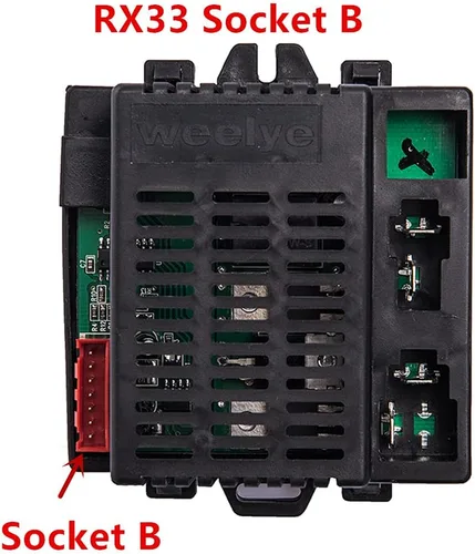 Vista 2 de Weelye RX33 12V receptor niños paseo en juguetes caja de control placa base accesorios paseo en coche piezas de repuesto