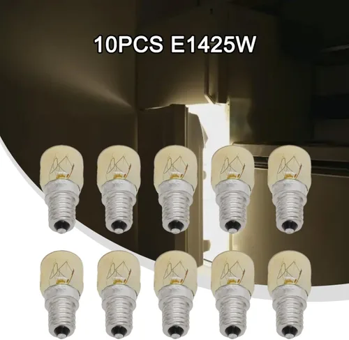 Vista 5 de Paquete de 10 bombillas E14 para electrodomésticos, 25 W, 2700 K