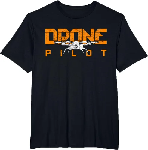 Vista 35 de Drone Life Pilot Quadcopter Gift RC Camiseta Negro