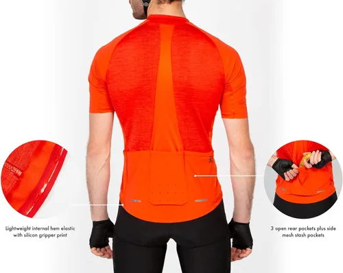 Vista 4 de Endura Maillot de ciclismo de grava de manga corta GV500 Reiver para hombre