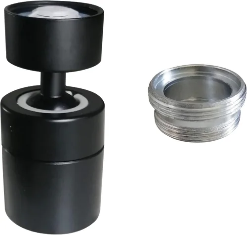 Vista 10 de Accesorio del grifo del fregadero de la cocina, aireador de la boquilla del grifo del baño, extensor del grifo, rociador de flujo dual giratorio
