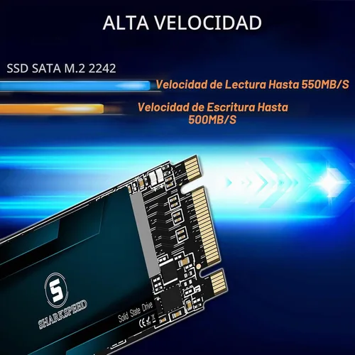 Vista 6 de SSD 64GB M.2 2242 NGFF 1.654 in SATA 3 Unidad interna de estado sólido para computadora portátil de escritorio (M.2 2242, 64GB)