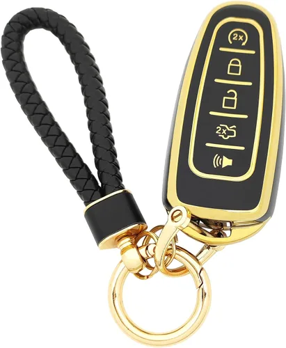 Vista 56 de Funda para Llavero de Coche Llavero Funda de Llave de TPU Suave Carcasa de Protección Portallaves Accesorios