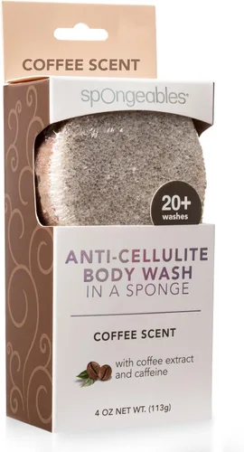 Vista 11 de Spongeables Jabón Corporal Anticelulítico en una Esponja de Más de 20 Lavados, Aloe Fresco, 1 Unidad Verde aloe