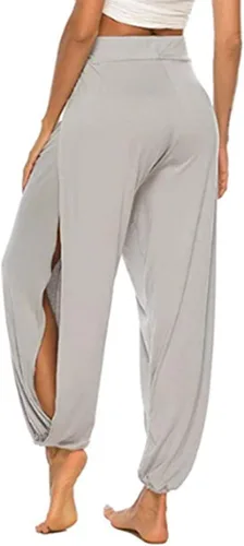 Vista 4 de Sweatpants Women Leisure Color Women's Pants Running Split Yoga Stretch Exercise High Solid Joggers for Women