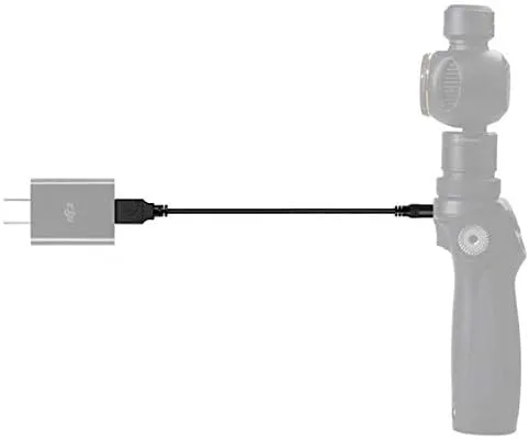 Vista 2 de OSMO Cable de carga compatible con DJI OSMO Mobile 1.0 Estabilizador de cardán de mano Fuente de alimentación