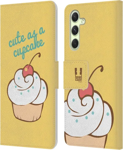 Vista 126 de Head Case Designs Assortment Cupcakes Happiness Leather Wallet Case Compatible with Samsung Galaxy A07 4G Surtido