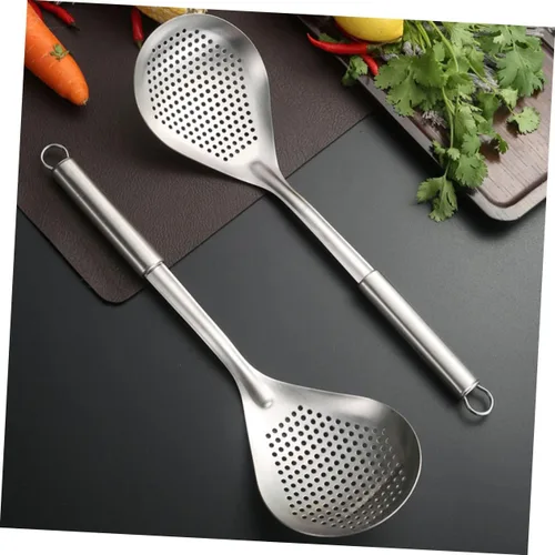 Vista 6 de Colador de fideos ergonómico para freír para uso doméstico, accesorio esencial de cocina para cocinar y preparar alimentos, herramienta colador