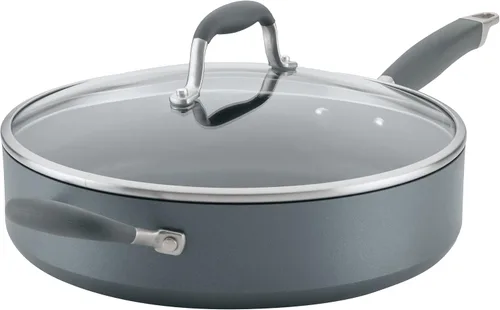 Vista 17 de Anolon Advanced - Sarténes antiadherentes de bronce anodizadas duras para el hogar (26,04 cm)