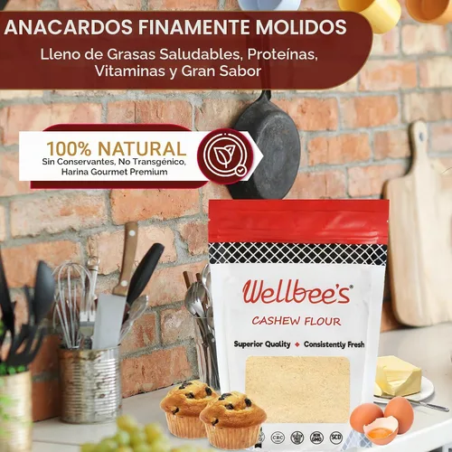 Vista 5 de Harina de anacardo Wellbee's